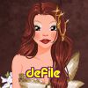 defile